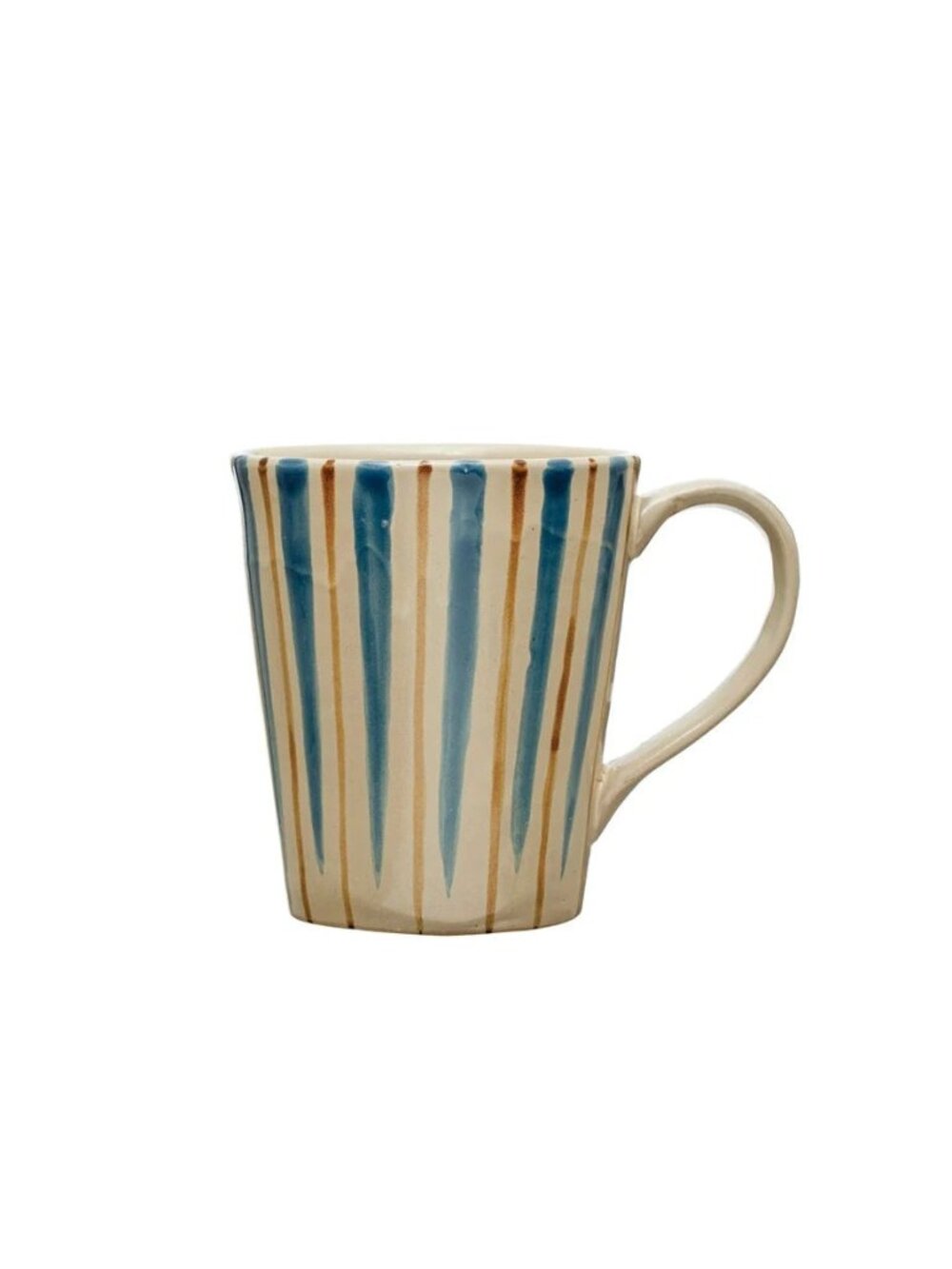 14 oz Hand Painted Stoneware Mug NEW Kitchen Decor Coffee Mug Tea Cup